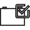 Battery control according to EN 50131 standard