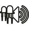 Optical and acoustic ON/OFF signaling