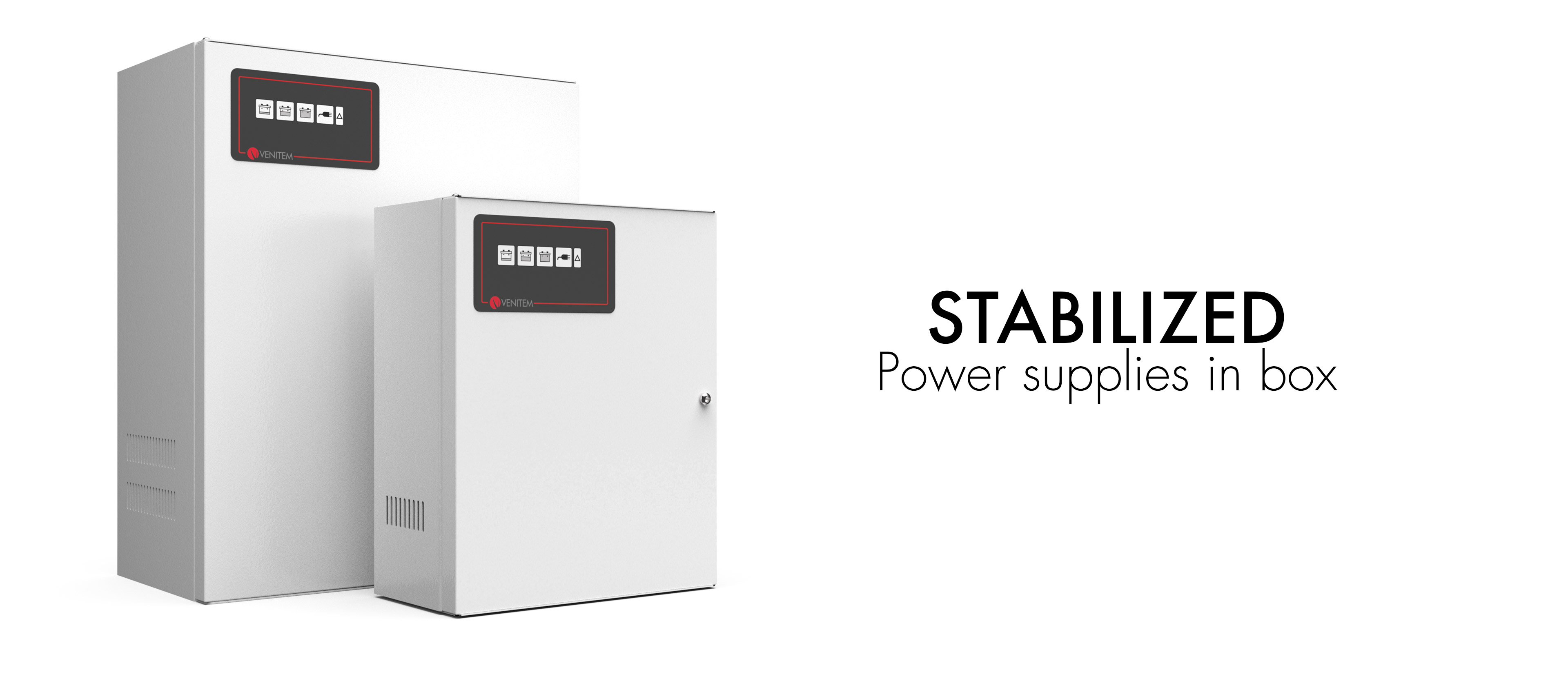 Stabilized power supplies in box