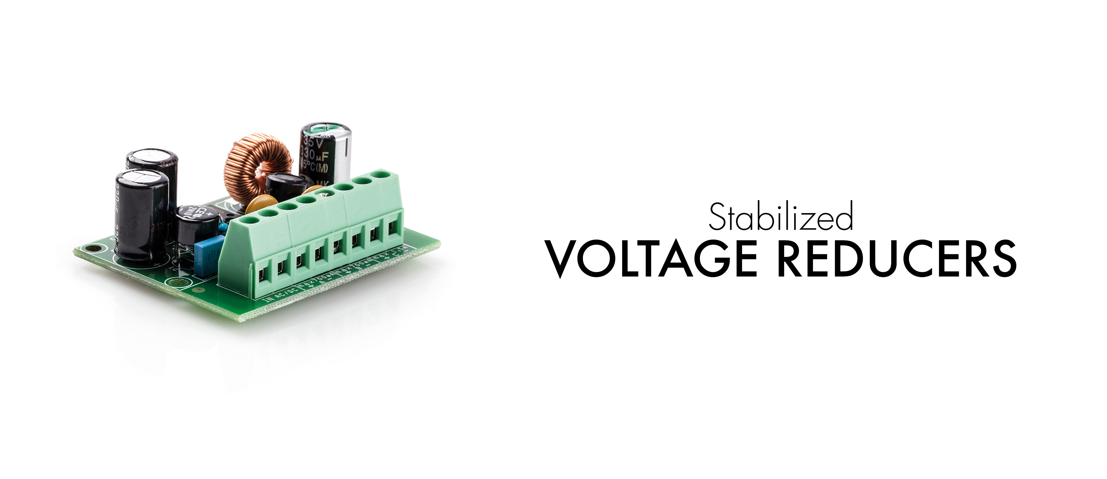 Stabilized voltage reducers