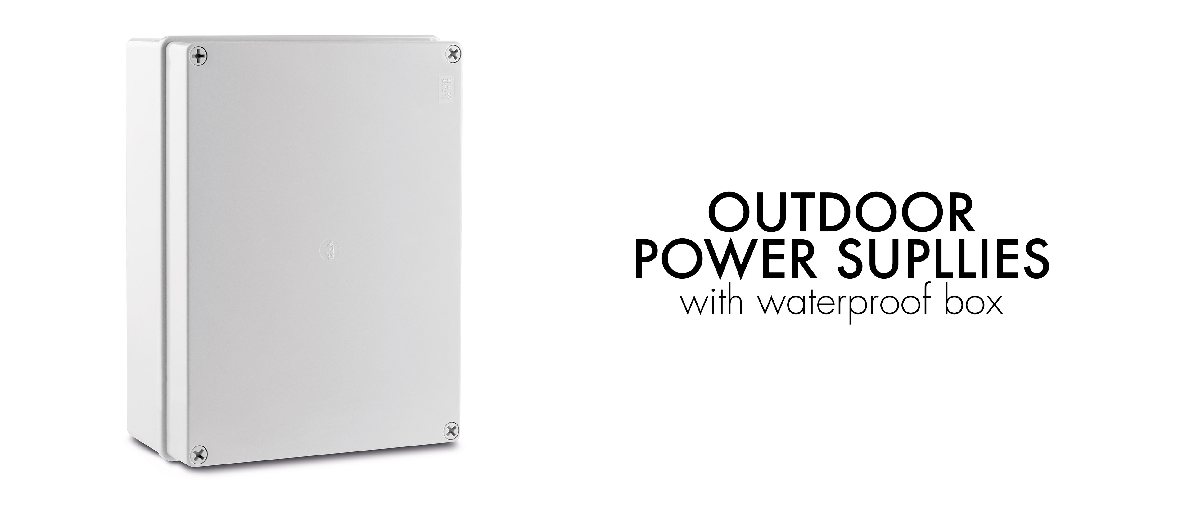 Outdoor for cctv with waterproof box