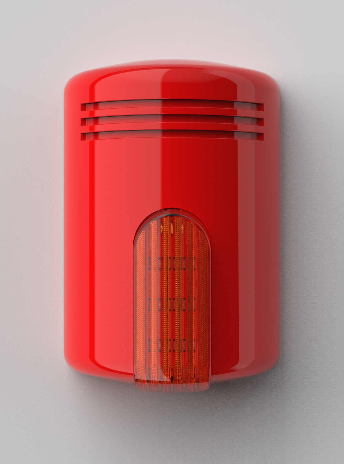 Shiny red