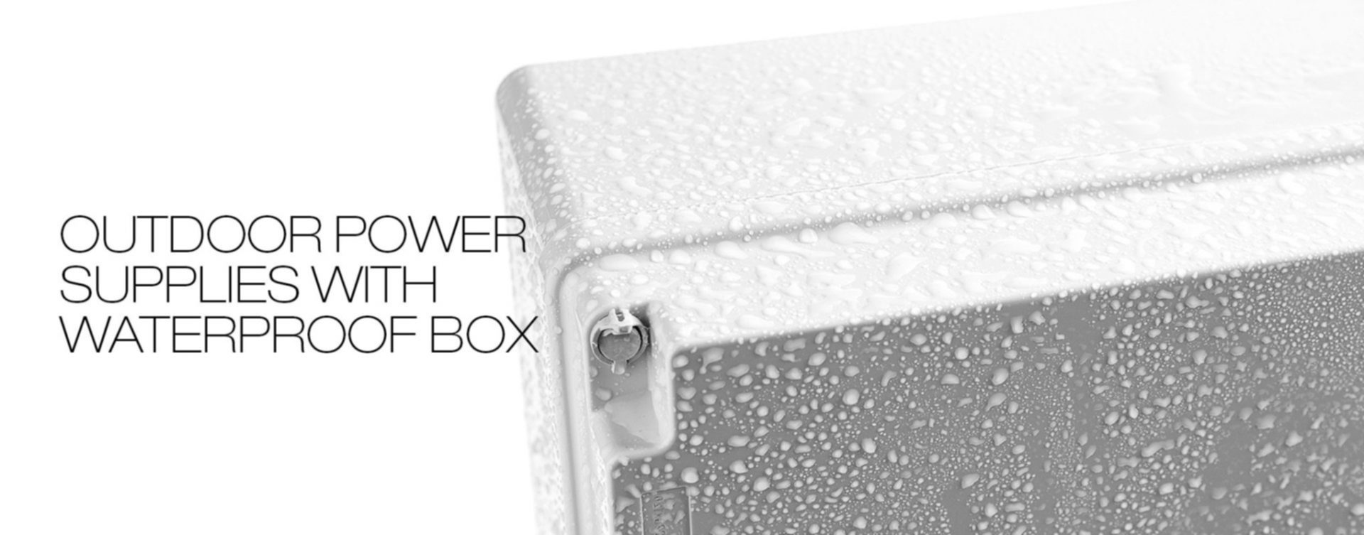 Outdoor for cctv with waterproof box