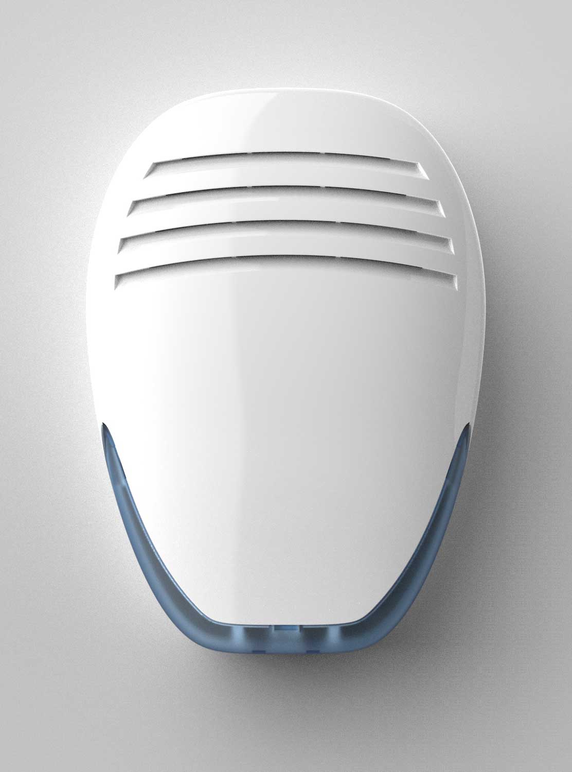 Shiny white
