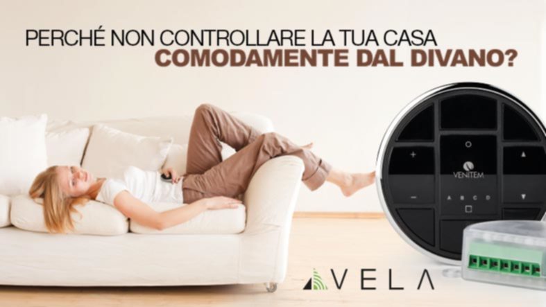 Controlla la tua casa con i trasmettitori e ricevitori VELA