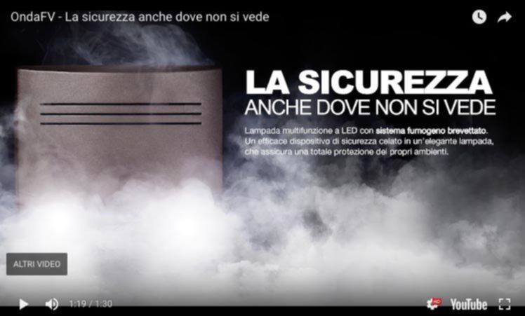 Presentata Onda VF – L’antifurto fumogeno di Venitem