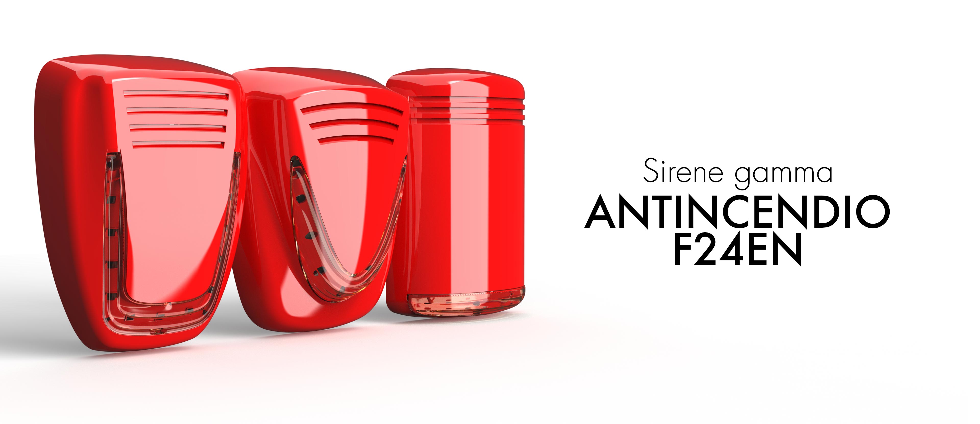 Gamma F24 EN | Sirene antincendio compatibili con tutte le centrali d’allarme