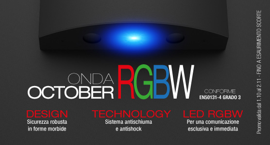 ONDA LS con LED RGBW. Aderisci alla promozione Venitem.