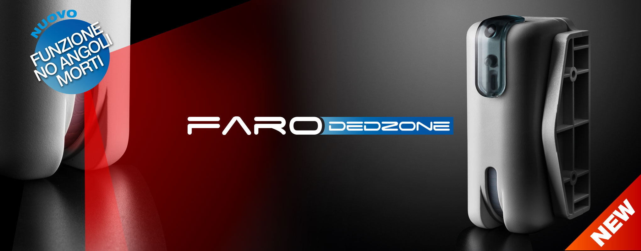 Faro DEDZONE | Il rilevatore a tenda per esterno doppia tecnologia