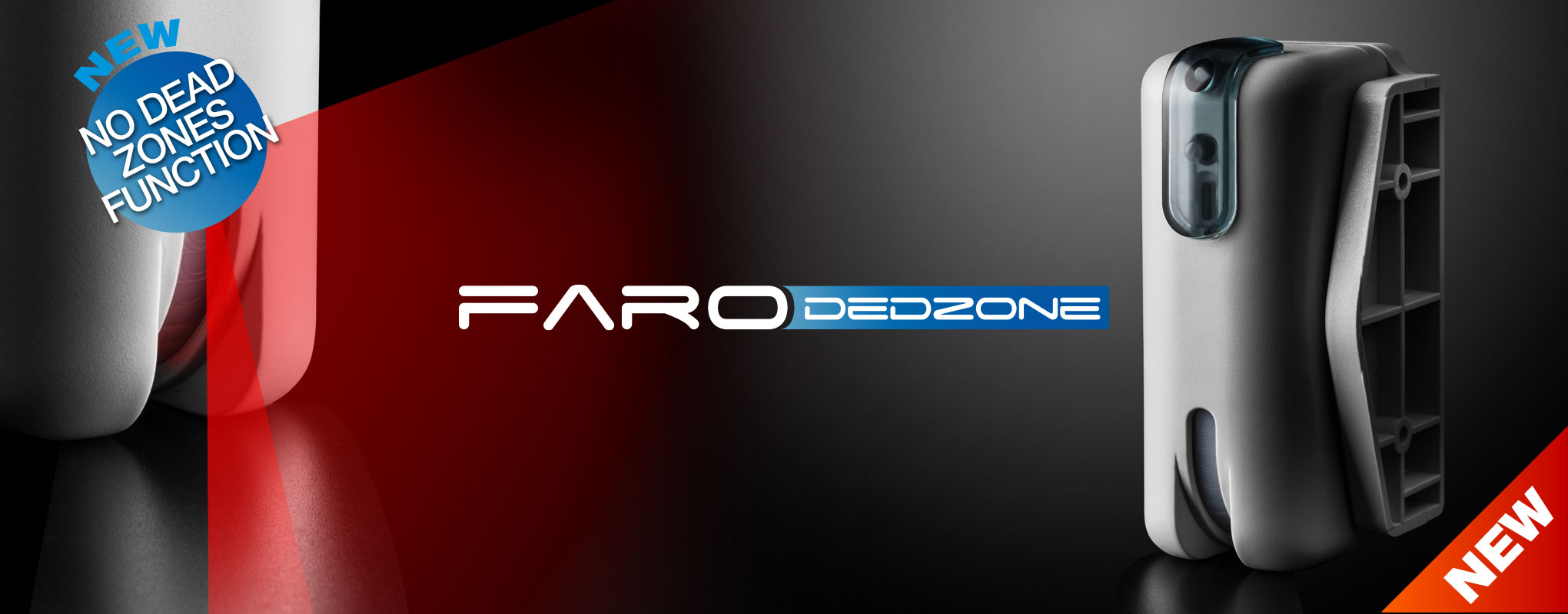 Faro DEDZONE | Curtain detector for outdoors, double technology