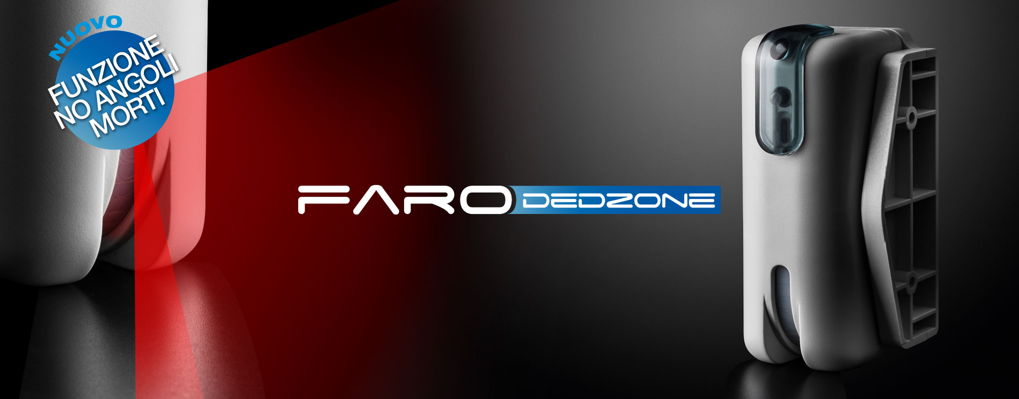 Faro DEDZONE | Il rilevatore a tenda per esterno doppia tecnologia