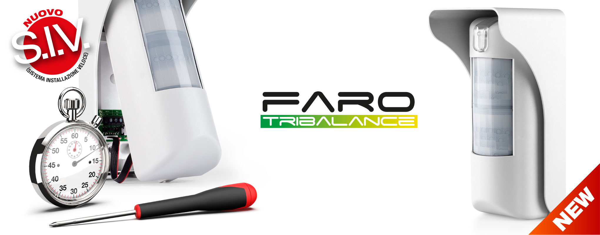 Faro Tribalance | RILEVATORE TRIPLA TECNOLOGIA DA ESTERNO