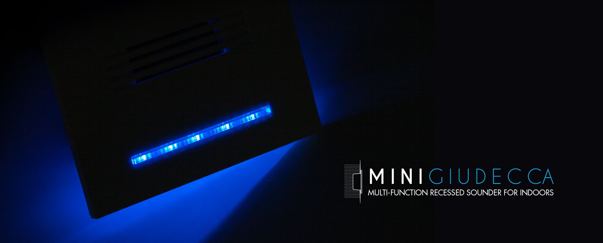 MINI GIUDECCA | MULTI-FUNCTION RECESSED SOUNDER FOR INDOORS