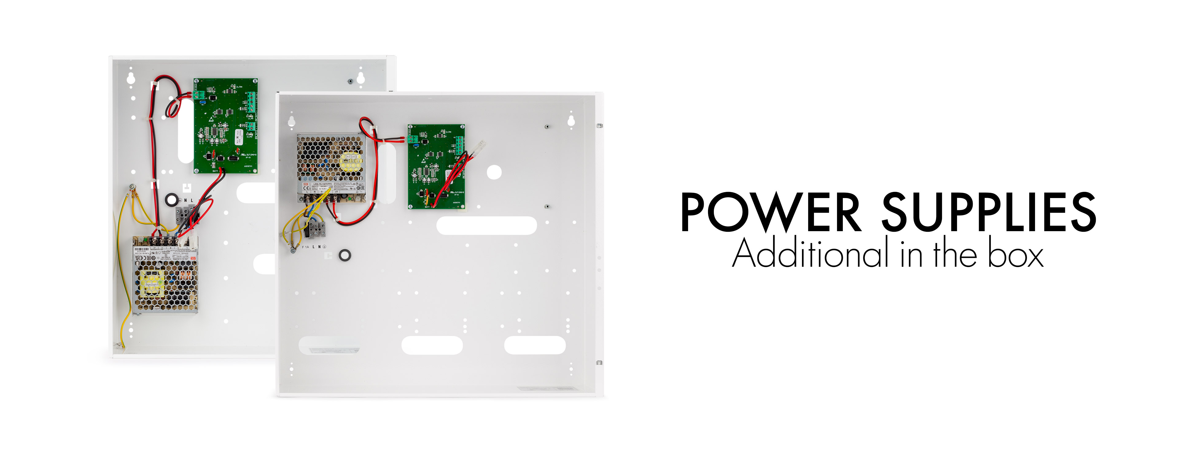 Additional power supplies in box